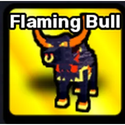 Flaming Bull — Legendary Steal An Egg pet